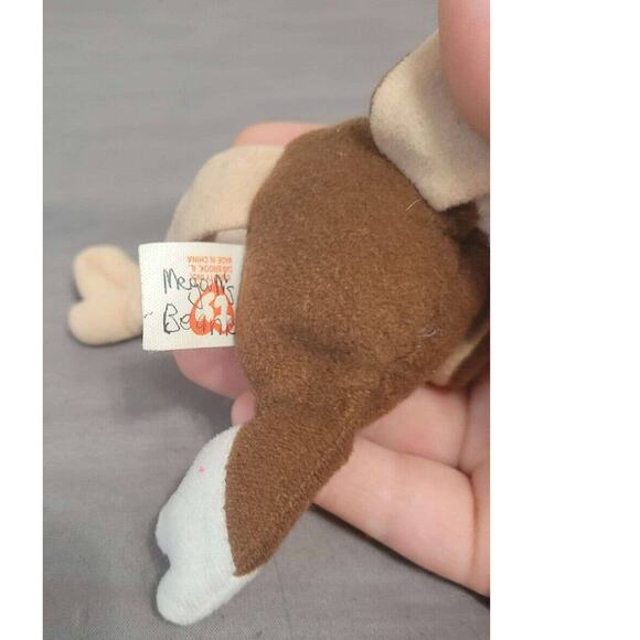 Ty Stretchy the Ostrich 1993 Beanie, Has Pen on the Tag - Picture 3 of 3